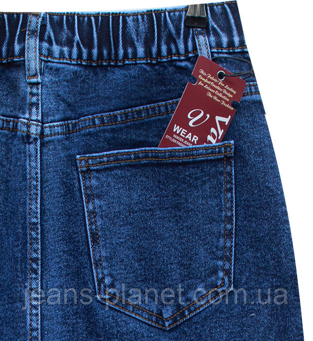 Модна джинсова спідниця міді на гудзиках Vanver великі розміри — изображение 4