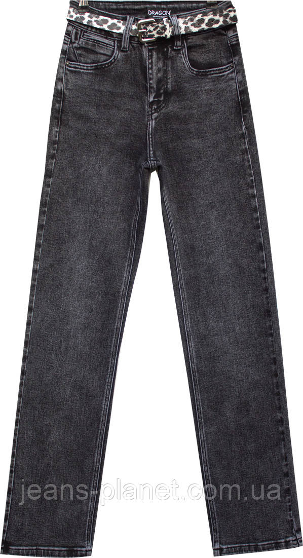 Модні жіночі прямі джинси Straight fit Vanver 8226 колір графіт — изображение 3