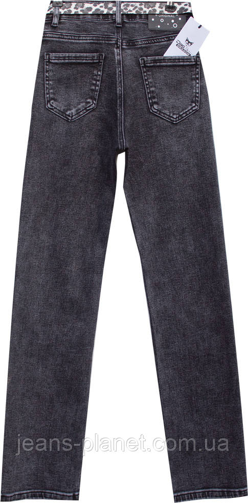 Модні жіночі прямі джинси Straight fit Vanver 8226 колір графіт — изображение 5