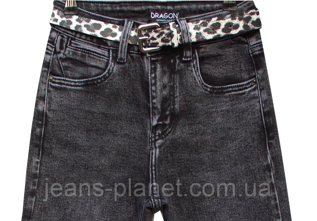 Модні жіночі прямі джинси Straight fit Vanver 8226 колір графіт — изображение 4