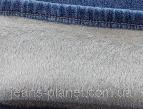 Зимові жіночі прямі джинси палаццо на хутрі M.Sara 2116-4 — изображение 3