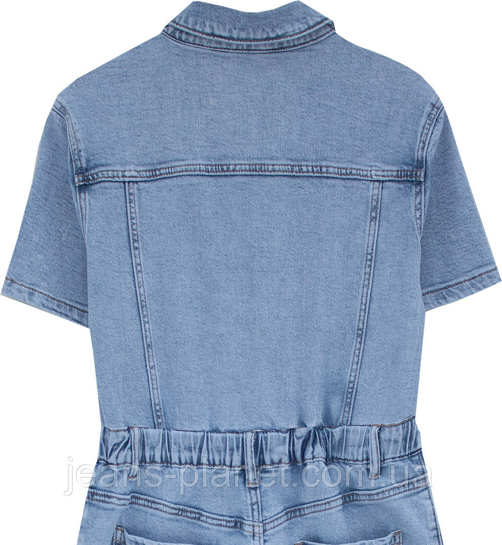 Наймодніша ошатна джинсова сукня довжина міді Liana 554 — изображение 6