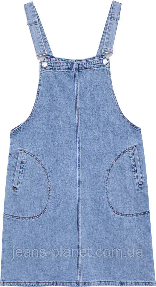 Жіночий джинсовий комбінезон сарафан Liana 415 — изображение 7