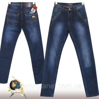 Джинси завужені підліткові на хлопчика з косими кишенями