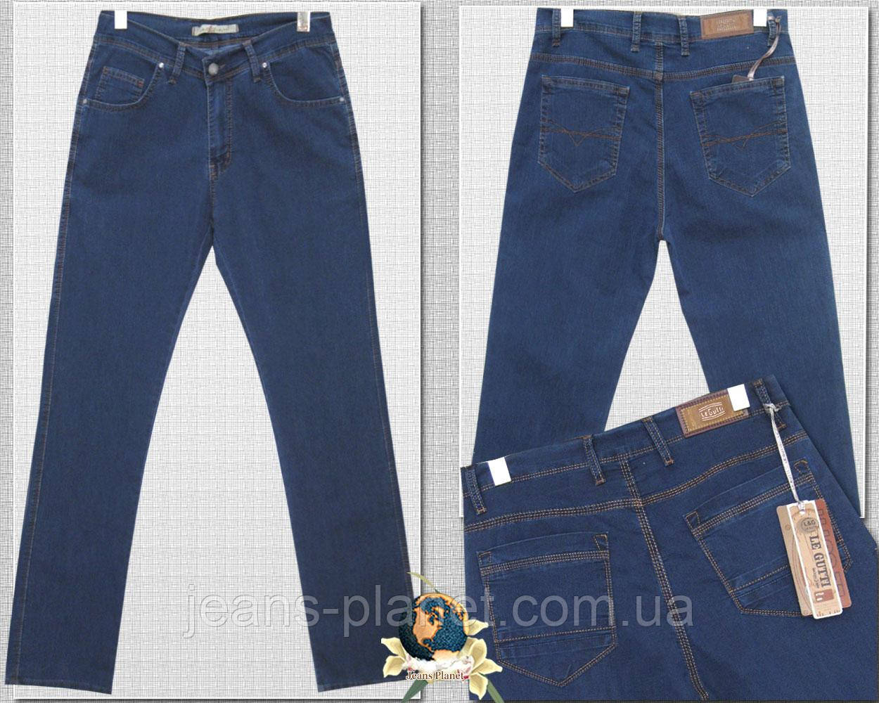 Джинси літні чоловічі класичні прямого крою LeGutti 31 р