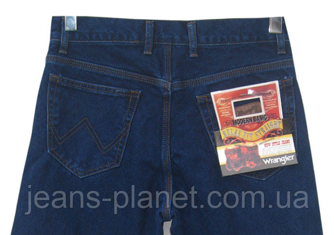 Джинси чоловічі класичні прямі Wrangler коттон. — изображение 3