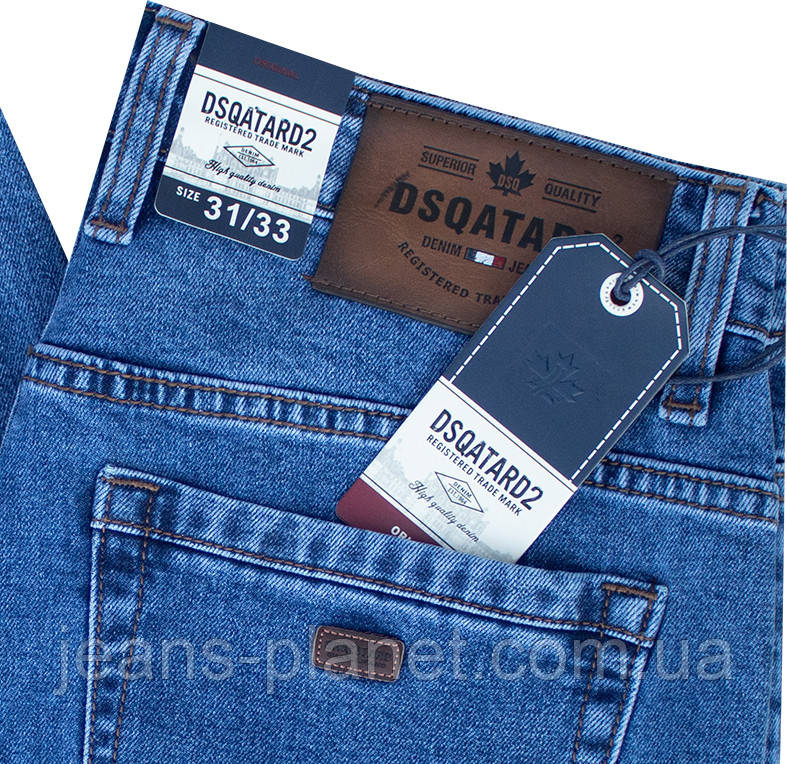 Чоловічі класичні джинси Dsqatard з косими кишенями -9343 — изображение 5