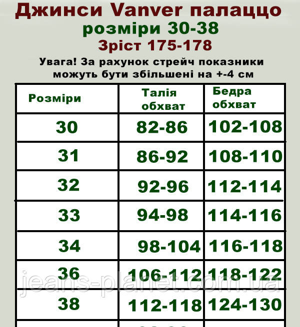 Модні жіночі джинси палаццо колір сірий графіт Vanver 82081 — изображение 2