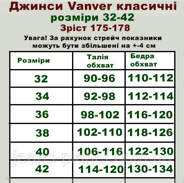 Жіночі класичні джинси графітного кольору Vanver 82087 — изображение 2